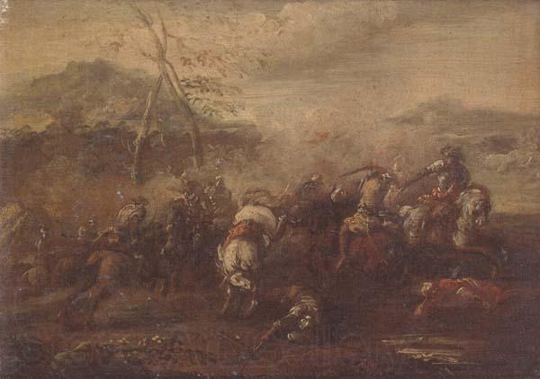 Pietro Graziani A cavalry skirmish